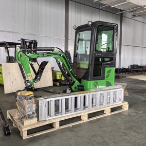 Mini excavadora Excavadora eléctrica multifunción con cabina CE/EPA/Euro 5 Motor potente Excavadora piloto hidráulica Granja Huerto - Product Image 3