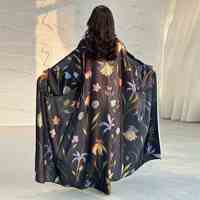Nouvelle Collection Abaya 2026 Robes Modestes Abaya Ouverte Simple Imprimé Floral Abaya Femme Robe Musulmane Vêtements Islamiques Femme