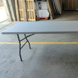 <b>Portable</b> Plastic Foldable Rectangular <b>Table</b> Wedding Banquet Hall Hotel Outdoor <b>Picnic</b> <b>Table</b> - Product Image 5