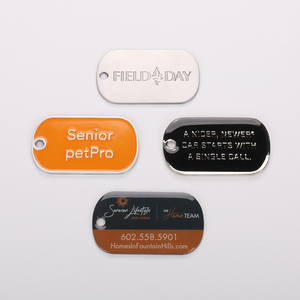 Étiquettes personnalisées vierges pour colliers d'animaux, pendentifs de collier pour hommes, médailles personnalisées pour chiens en aluminium, laiton, acier inoxydable, métal, avec gravure de logo - Product Image 4