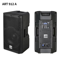 Haut-parleur actif PA 912A 1400W 12 pouces 128dB, haut-parleur large bande amplifié avec DSP XLR pour scène, DJ, groupe, sonorisation en direct, événement