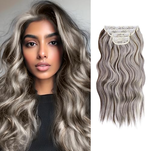 Medium Brown Ash Blonde