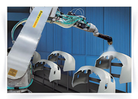 Robot de revêtement industriel à 6 axes avec PLC et moteur pour soudage, pulvérisation et peinture