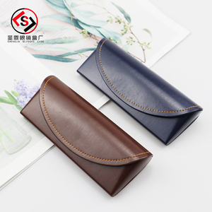 Bonne qualité bas <span class=keywords><strong>prix</strong></span> mode Simple fait à la main étui souple couture artisanat <span class=keywords><strong>myope</strong></span> <span class=keywords><strong>lentille</strong></span> boîte logo personnalisé - Product Image 1