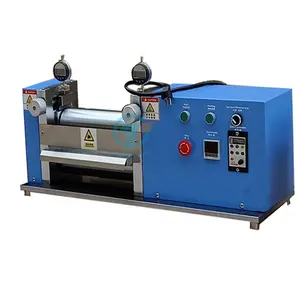 130C Max.Lab Battery Electrode Precision Automatic Hydraulic Roller Rolling Press Heat Calender Machine