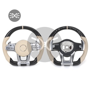 <span class=keywords><strong>Volant</strong></span> Lenkrad en cuir demi-perforé personnalisé <span class=keywords><strong>Volant</strong></span> en carbone pour <span class=keywords><strong>Mercedes</strong></span> CLC C207 <span class=keywords><strong>W208</strong></span> W117 X247 <span class=keywords><strong>CLK</strong></span> W177 Gls X166 AMG - Product Image 3