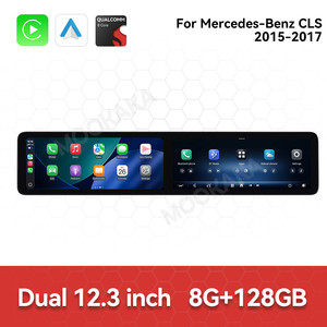 MOOKAKA Dual 12,3 дюймов Android 14 для Mercedes-Benz CLS 2015-2017 автомобильный <span class=keywords><strong>DVD</strong></span>-плеер Радио беспроводной Carplay GPS Navi автомобильный мультимедиа - Product Image 6