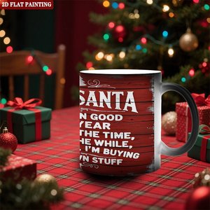 Mug en céramique 11oz, tasse thermosensible changeant de couleur, noir givré, pour pique-nique en plein air, fête, boisson - Product Image 2