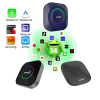 Android 14 Universal Tbox Carlinkit Tv 128G 512Gb Adaptateur Carplay Sans Fil Wifi6 Gps 6-en-1 Casting Smart Youtub Ai Box