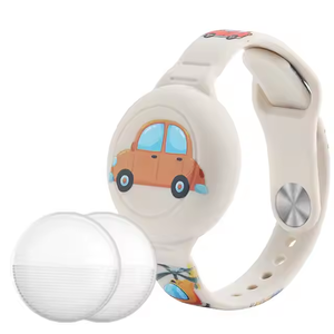 Étui <span class=keywords><strong>AirTag</strong></span> pour enfants le plus vendu, étui de montre compatible avec la fonction Localiser, protection de caméra incluse, étanche, motif animalier - Product Image 2