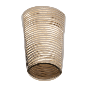 Vaso cilindrico alto in alluminio, vaso decorativo per fiori, per soggiorno, decorazione per la casa, finitura elegante, pezzo d'accento. - Product Image 6