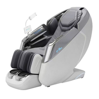 Fauteuil de massage électrique de luxe 4D SL Rail, relaxation corporelle complète, zéro gravité, détection vocale IA, fauteuil de détection de santé
