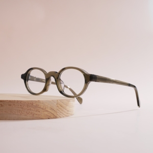 Monturas Ópticas Redondas Retro de Acetato, Estilo Boston Vintage, Personalizables con Lentes Graduadas, Monturas de Gafas para Hombre y Mujer - Product Image 2