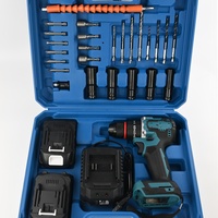 Kit perceuse-visseuse sans fil à vitesse variable avec mandrin métallique 10 mm et batterie lithium-ion, fabrication OEM