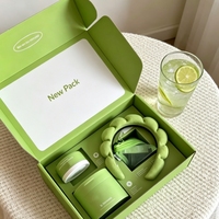 Boîte d'expédition en carton vert recyclable, boîte de courrier ondulée écologique pour l'emballage de cosmétiques