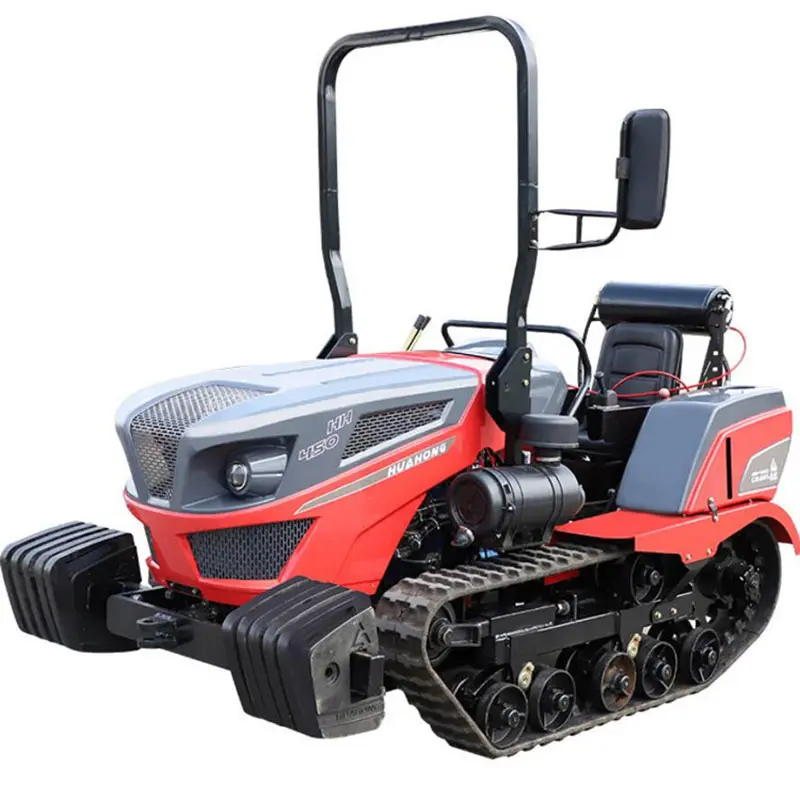 Boerderij Cultivator Roterende Helmstok Landbouw Mini Crawler Tractor Elektrische Rijst Cultivators Agrarische Landbouw