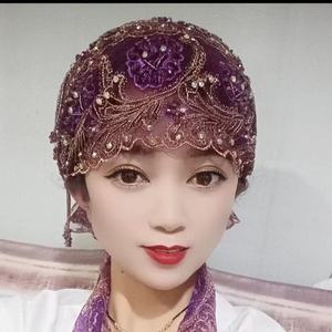 Nuevo <span class=keywords><strong>Pañuelo</strong></span> para la <span class=keywords><strong>Cabeza</strong></span> con Borlas Estilo Marroquí 2025 - Gorro Musulmán Bordado con Hilo Dorado para Ramadán - Product Image 6