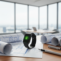 Bracelet de sport élastique souple pour la mesure du rythme cardiaque, détecteur optique sans fil pour l'exercice en extérieur
