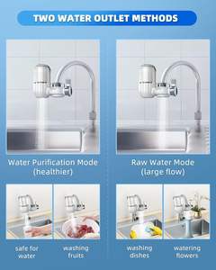 Purificateur de robinet d'eau Eco Transparent 5 couches <span class=keywords><strong>filtre</strong></span> de <span class=keywords><strong>nettoyage</strong></span> facile double fonction de sortie Solution d'entretien rapide - Product Image 5