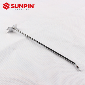 Double Tiers Factory Silver Metal <strong>Pegboard</strong> <strong>Display</strong> Peg <strong>Hooks</strong> for Perforated Panel - Product Image 4