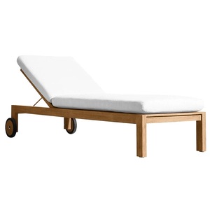Tumbona Moderna de Aluminio para Exteriores con Cojín Ecológico Resistente a los Rayos UV para Hotel y Piscina - Product Image 4