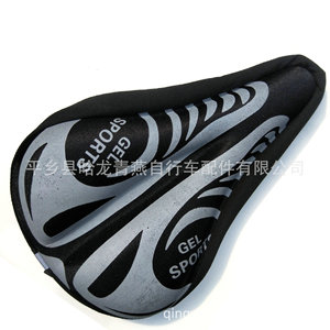 Housse de selle de vélo en gel, coussin en silicone, design sportif confortable pour VTT, unisexe, adultes - Product Image 4
