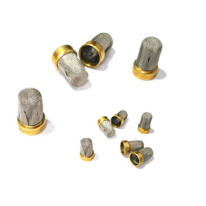 <span class=keywords><strong>Brass</strong></span> Edge Thép Không Gỉ Lưới Lọc Giỏ Cho Tự Động Sửa Chữa Kit Lọc Phun Nhiên Liệu - Product Image 2