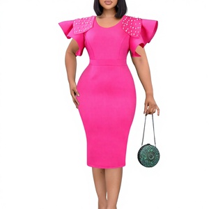 <span class=keywords><strong>ชุด</strong></span><span class=keywords><strong>เด</strong></span><span class=keywords><strong>รส</strong></span>ทำงานผู้หญิงไซส์ใหญ่ คอลเลคชั่นใหม่ปี 2024 คอทรงกลม แขนทรงดอกบัว แต่งลูกปัด ช่วงสะโพกทรงเอ็มไพร์ <span class=keywords><strong>เอว</strong></span>สูง ใส่สบายช่วงหน้าร้อน ป้องกันไฟฟ้าสถิต - Product Image 1