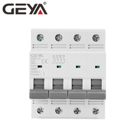 GEYA GYM9-125 4 pôles 40-125A 63Amp 80A DIN Rail électrique MCB DC disjoncteurs à courant continu interrupteur 400V en utilisation solaire