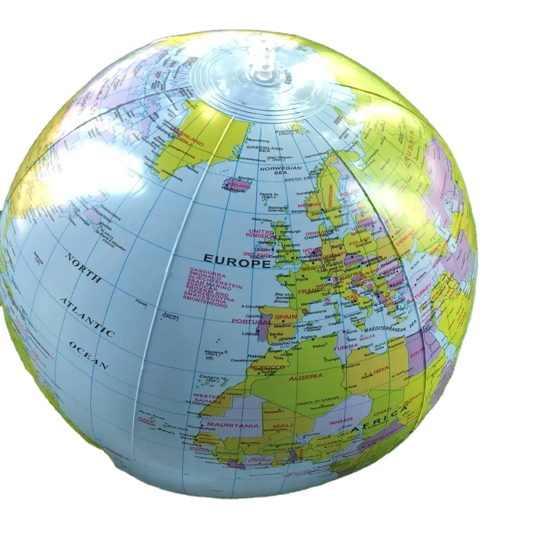 2024 inflatable world globe, inflatable earth globe beach ball