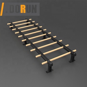 Scala svedese montata a parete barra di stallo in legno scala per ginnastica per terapia fisica con 11 aste tattiche ideali per la scoliosi del mal di schiena - Product Image 2