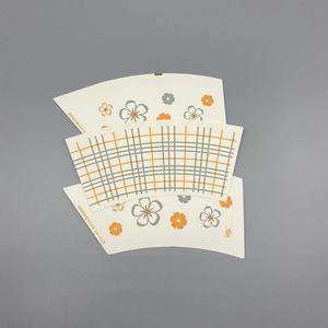 Gobelets en papier écologiques, fabrication directe, gobelets en papier kraft, éventails en papier double face, éventails en papier durables - Product Image 2
