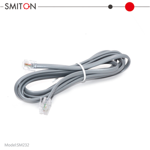 6P2C Interphone <span class=keywords><strong>ADSL</strong></span> Câble téléphonique RJ11 à RJ11 Conducteur en cuivre durable - Product Image 2