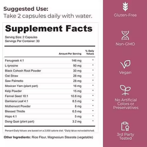 Cápsulas <span class=keywords><strong>True</strong></span> Fem de Alimentos Integrales con Diseño de Etiqueta OEM, Gran Venta, Favorecen el Bienestar General de la Mujer, Siempre Lista para Sentirse Bien - Product Image 3