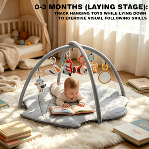 Jouets pour bébés KSF Kids <span class=keywords><strong>Bebe</strong></span> Playmate, jouets sensoriels, tapis de jeu en coton super doux pour les bébés de 0 à 24 mois - Product Image 3