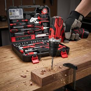 Trapano a Batteria Professionale <span class=keywords><strong>per</strong></span> Detailing Auto e Attrezzatura <span class=keywords><strong>per</strong></span> <span class=keywords><strong>Officina</strong></span> di Personalizzazione - Product Image 1
