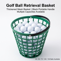 Panier ramasse-balles de golf en maille de nylon, multi-capacités, personnalisable avec logo, prêt à l'emploi transfrontalier, nouveau modèle 2026