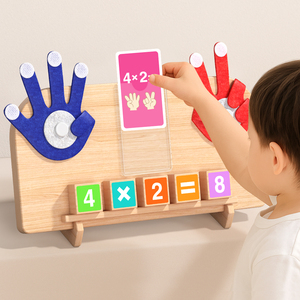 Homeschool Kindergarten Zählblöcke für Kinder, Pädagogisches Holz-Mathe-Lernspielzeug für Kleinkinder - Product Image 4