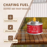 En gros, Liquide de combustible premium en gel pour réchaud de buffet, durée 3 heures, pour buffet et camping