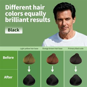 Chỉ cần cho người đàn ông nhuộm tóc lược nhanh grey tóc bảo hiểm không có vết Hữu Cơ vĩnh viễn màu đen tóc với lược - Product Image 6