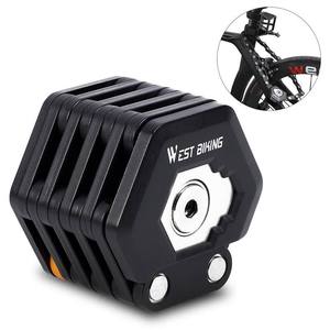 Candado Plegable para Bicicleta WEST BIKING, Candado Hamburg para MTB y Carretera, Alta Seguridad Antirrobo, Candado de Cadena para Scooter, Bicicleta Eléctrica y Ciclismo - Product Image 1