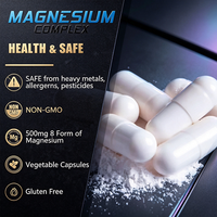 Offre Spéciale : Capsules de Magnésium Complexe avec Calcium, Zinc et Vitamine D pour la Mémoire et le Sommeil des Adultes