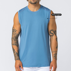 Ropa deportiva transpirable personalizada, <span class=keywords><strong>camisetas</strong></span> sin mangas, chalecos para hombre, ropa deportiva <span class=keywords><strong>de</strong></span> entrenamiento, <span class=keywords><strong>camisetas</strong></span> sin mangas para hombre, ropa deportiva para gimnasio, chalecos para hombre - Product Image 2