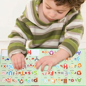 Excelentes Juguetes de Aprendizaje para Niños Pequeños, Libro de Desarrollo Cognitivo para la Educación Temprana, Práctica de Letras ABC con Imanes para Niños de 3 a 6 Años - Product Image 2