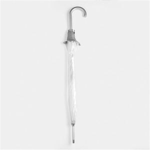 Parapluie de pluie transparent à bulles pour femme, personnalisé, ouverture manuelle, en POE, baleines en alliage, vente en gros, usine chinoise - Product Image 2