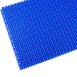 POM-S1100 mm Pitch gıda kızarma ızgara kemer için 15.2 hat düz kafes modüler plastik konveyör bant - Product Image 2