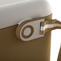 Glacière de jardin Igloo 10L avec logo personnalisé, sangle d'épaule réglable, en plastique rigide, pour camping et pique-nique