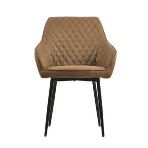 Bán buôn Chaise sillas cổ nâu da ghế bành giá rẻ ăn bàn ghế ăn ghế ăn hiện đại ghế để bán sử dụng