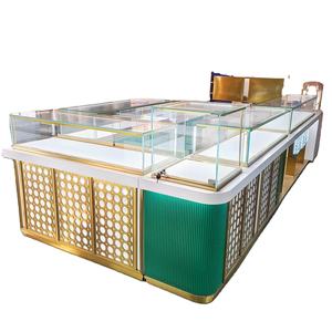 Meubles de bijouterie de luxe en MDF Étagère de présentation murale Design de comptoir Vitrine de bijoux pour centre commercial - Product Image 4