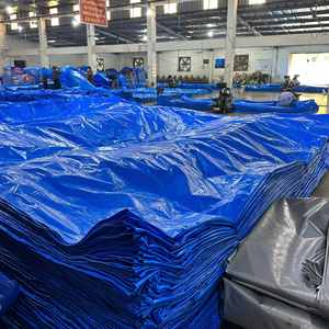 แผ่นพลาสติก HDPE ผ้าใบกันน้ำปรับแต่ง80gsm ได้ตามต้องการสำหรับงานอุตสาหกรรมผ้าทอเทคนิคการทอผ้าสี - Product Image 2
